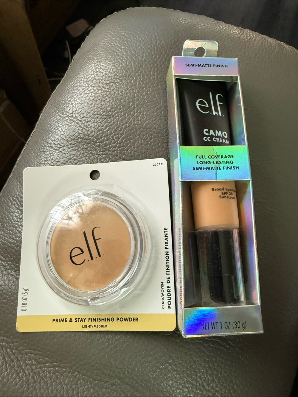 ELF Beige Compact Powder & Camo CC Cream Duo